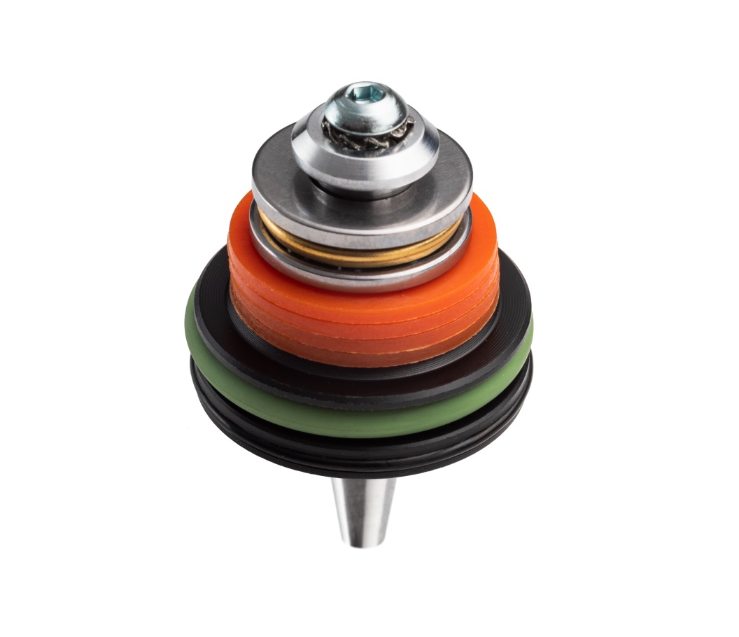 Cap piston air brake cnc - pom - double o-ring ball bearing - aoe ajustabil